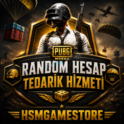 TEDARİK HİZMETİ - PUBG MOBİLE RANDOM HESAP