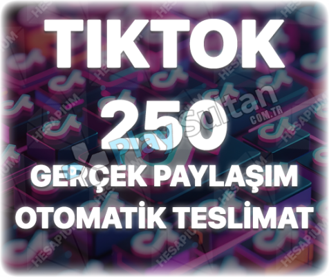 TikTok 250 Organik Paylaşım - Keşfet Etkili