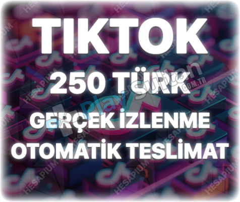 TikTok 250 Türk İzlenme - Keşfet Etkili