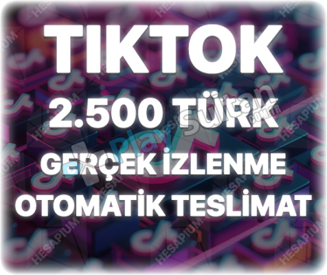 TikTok 2500 İzlenme - Keşfet Etkili