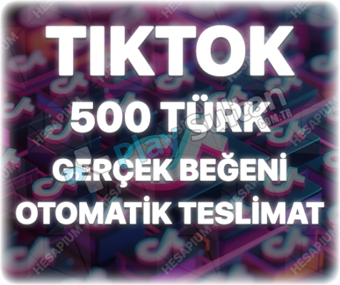 TikTok 500 Organik Türk Beğeni - Keşfet Etkili