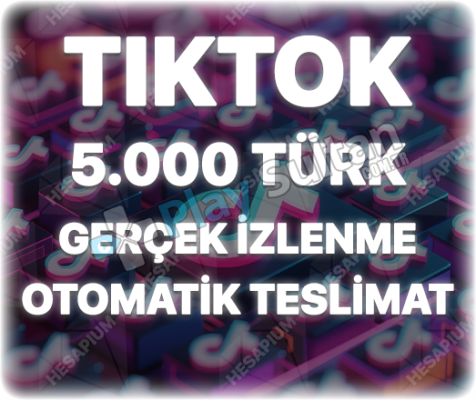 TikTok 5000 Organik Türk İzlenme - Keşfet Etkili
