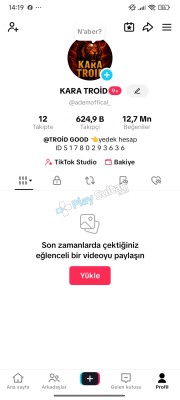TİKTOK 620K lık hesap