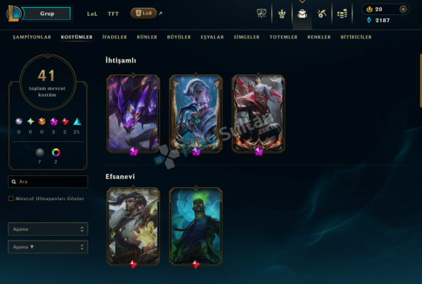 TR 3 PRESTİJLİ 95 LVL HESAP