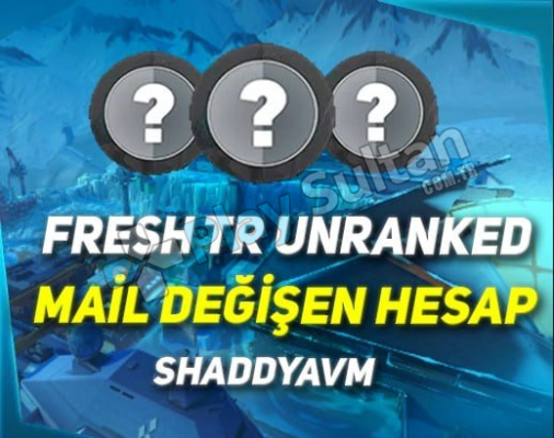 TR + 5 MAÇ + MAİL ONAYSIZ + FRESH UNRANKED