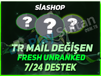 TR - FRESH UNRANKED - MAİL DEĞİŞEN - 20 LEVEL