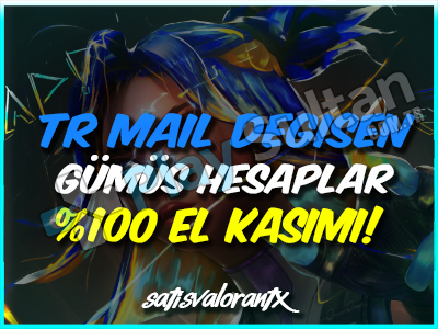 TR - GÜMÜŞ - MAİL DEĞİŞEN - ANLIK TESLİM - DÜŞÜK MMR