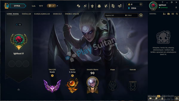 TR Master Yüksek Elo Hesap