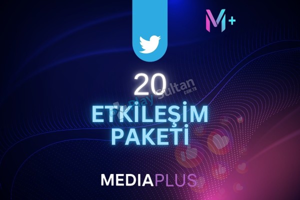Twitter Etkileşim Paketi 20 Adet YORUM FAV RT