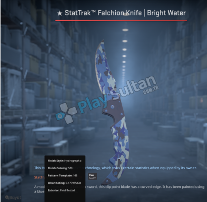 UCUZ FİYAT StatTrak Pala Bıçağı Parlak Su