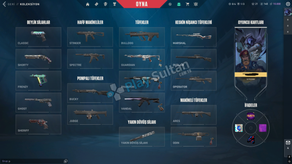 V25 İmmortal 1 puan Çok ucuza Mainlik skinli