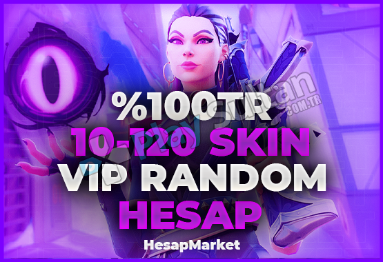 VALORANT 100 TR 10-120 SKIN VİP RANDOM HESAP