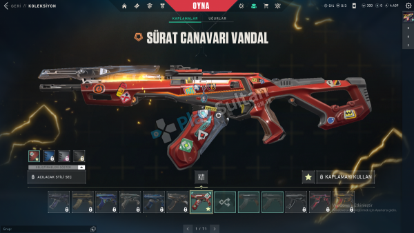Valorant Sürat Canavarı Setli Hesap