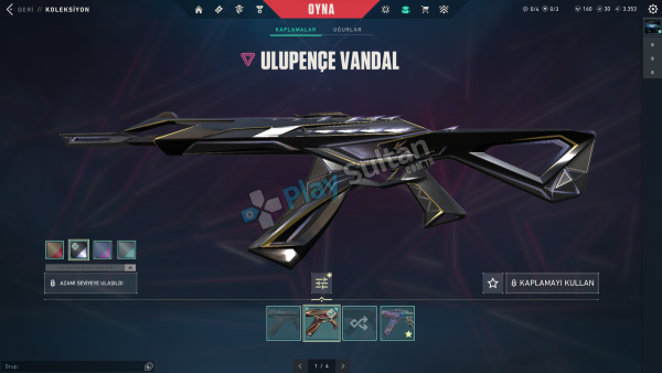 Valorant Ulupençe Delipop Vandal Kuronami Bıçak Sihirpunk Ghost ve Battlepass Skinler Mevcuttur TR