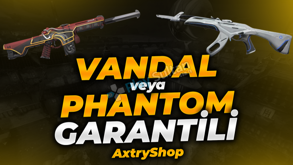 VANDAL VEYA PHANTOM SKİNİ GARANTİLİ TR SERVER VİP RANDOM HESAP