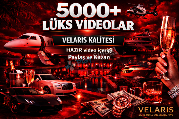 VELARIS GLOBAL ARŞİV 25000+ Hazır TikTok Videosu