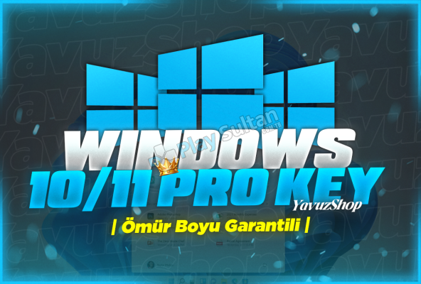 WİNDOWS 10 11 PRO Key Oto Teslimat