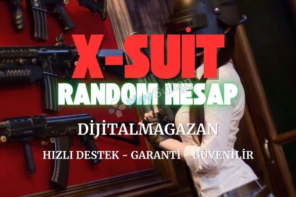 X-SUİT PUBG MOBİLE RANDOM HESAP - dijitalmagazan