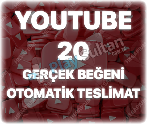 Youtube 20 Beğeni Önerilen Kanal Etkili