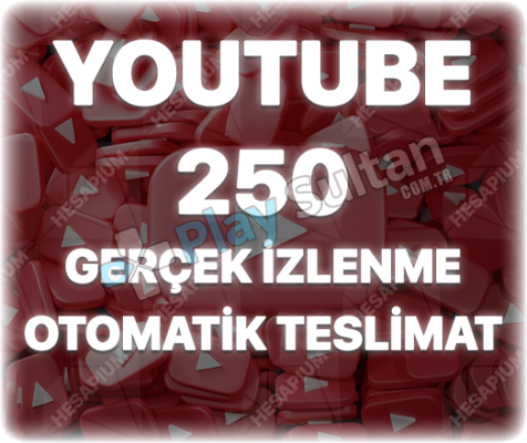 Youtube 250 Organik İzlenme - Önerilen Video Etkili