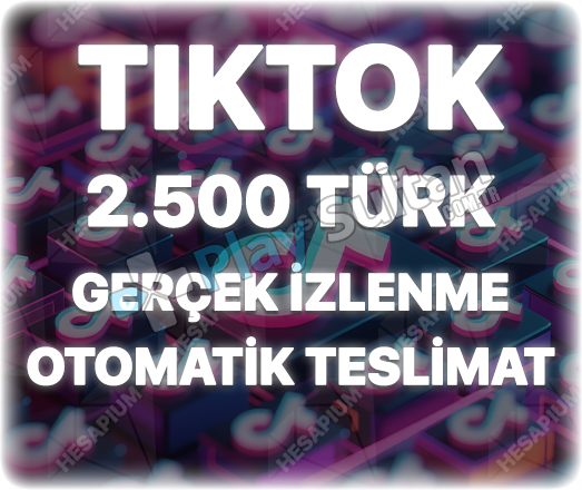 TikTok 2500 İzlenme - Keşfet Etkili TikTok 2500 İzlenme - Keşfet Etkili