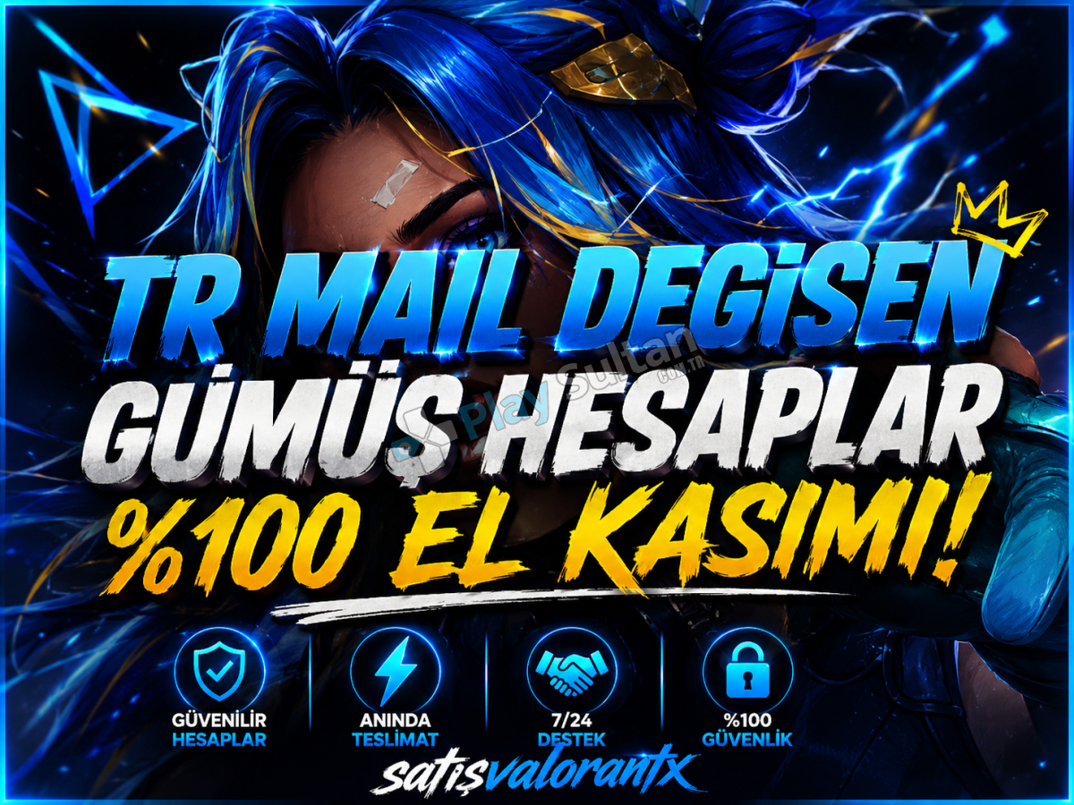 TR - GÜMÜŞ - MAİL DEĞİŞEN - ANLIK TESLİM - DÜŞÜK MMR TR - GÜMÜŞ - MAİL DEĞİŞEN - ANLIK TESLİM - DÜŞÜK MMR