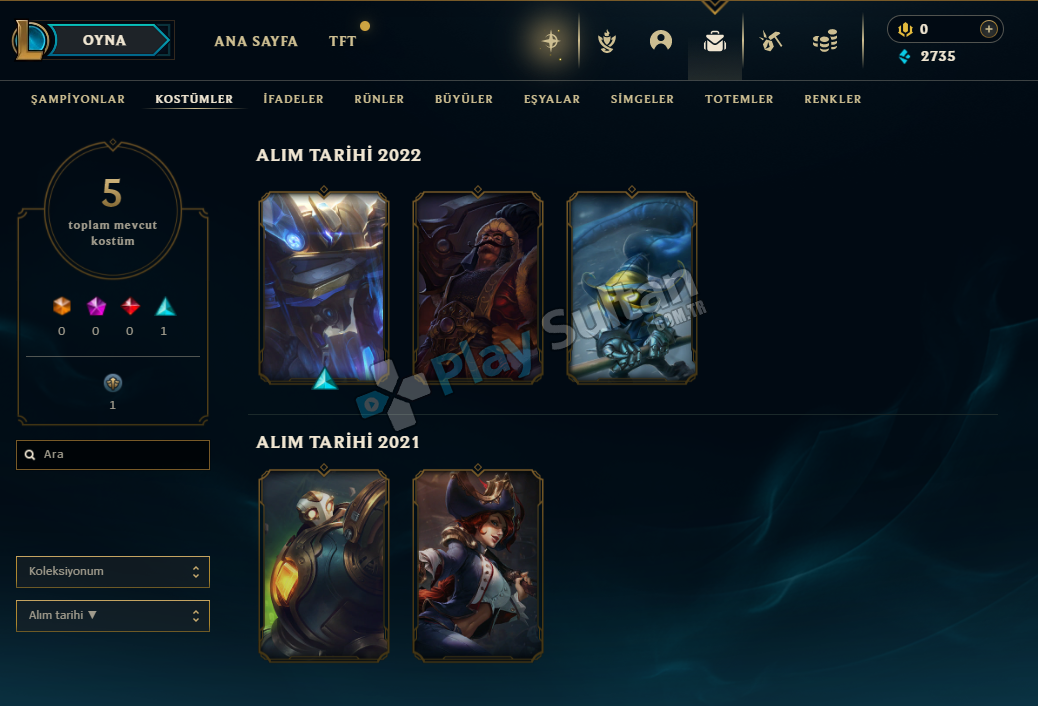 TR I Unranked I Temiz Kostümlü Hesap Resim 2