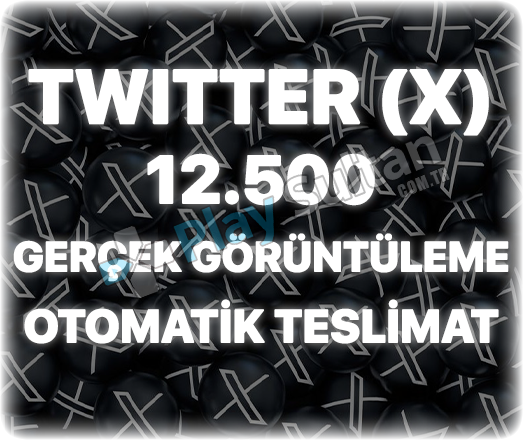 Twitter X 12500 Türk Görüntülenme - Trend Etkili Twitter X 12500 Türk Görüntülenme - Trend Etkili