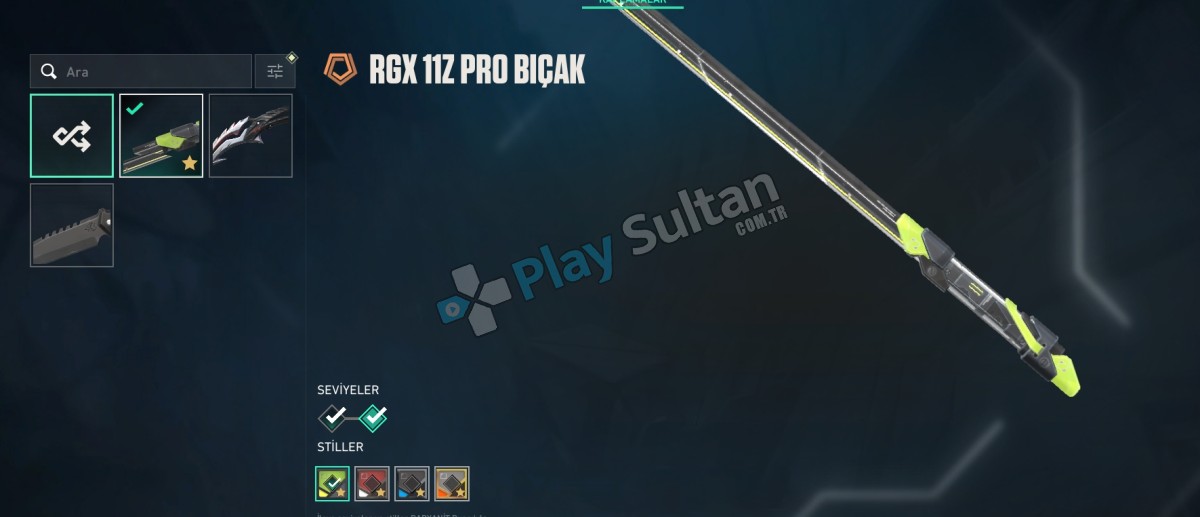 Valorant 3 vandal 2 bıçak 1 phantom 1 spectre hesap Resim 2