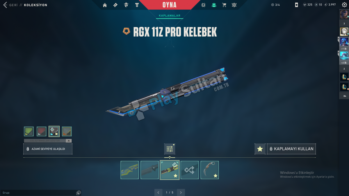 Valorant Gaia Vandal Rgx Kelebek Rgx Phantom Resim 2