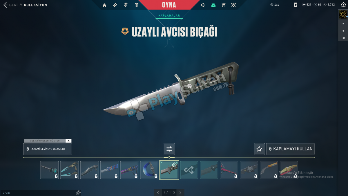 Valorant Rgx Vandal Neptün Vandal Bayonet Bıçak Oni Phantom Resim 2