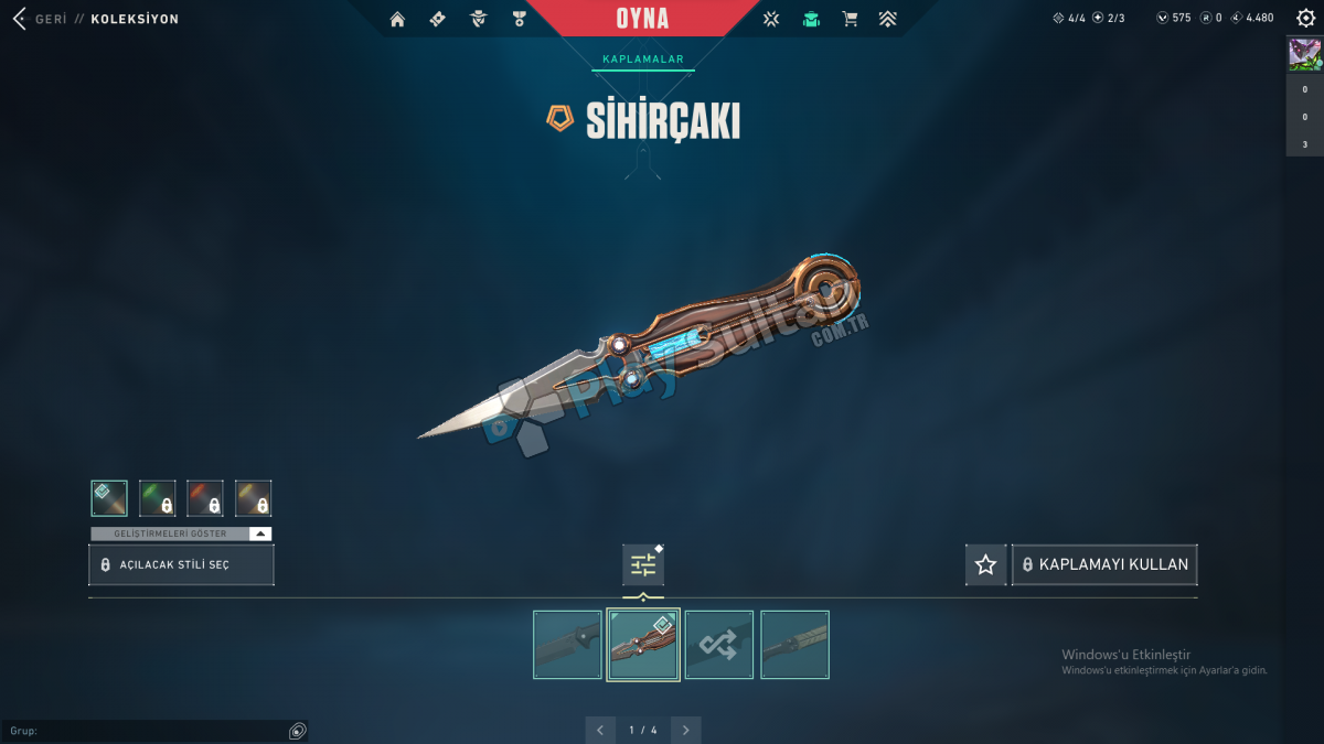 Valorant Rgx Vandal Sihirpunk Kelebek ve Farklı Skinler Mevcuttur ve TR Serveridir Resim 2