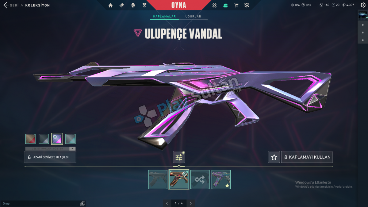 Valorant Ulupençe Delipop Vandal Kuronami Bıçak Sihirpunk Ghost ve Battlepass Skinler Mevcuttur TR Valorant Ulupençe Delipop Vandal Kuronami Bıçak Sihirpunk Ghost ve Battlepass Skinler Mevcuttur TR