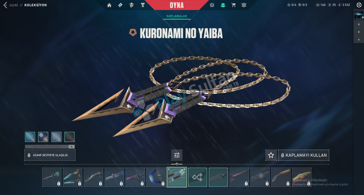 Valorant Ulupençe Delipop Vandal Kuronami Bıçak Sihirpunk Ghost ve Battlepass Skinler Mevcuttur TR Resim 2