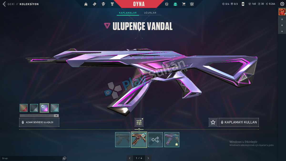 Valorant Ulupençe Delipop Vandal Kuronami Bıçak Sihirpunk Ghost ve Battlepass Skinler Mevcuttur TR Valorant Ulupençe Delipop Vandal Kuronami Bıçak Sihirpunk Ghost ve Battlepass Skinler Mevcuttur TR