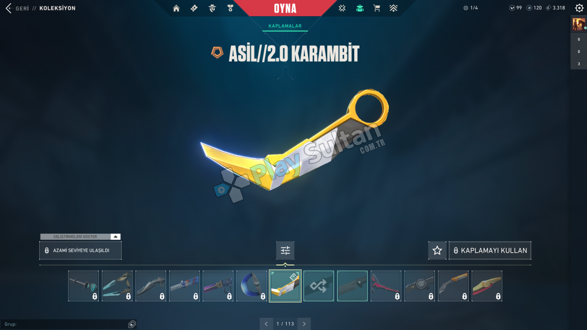 Valorant Yağmacı Vandal Ejder Vandal Asil Karambit Yağmacı Sheriff Resim 2