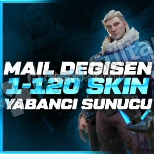 VIP+ 1-120 SKİN MAİL DEĞİŞEN HESAPOtomaik Teslimat VIP+ 1-120 SKİN MAİL DEĞİŞEN HESAPOtomaik Teslimat