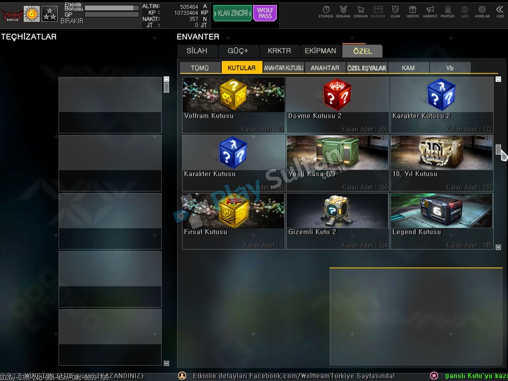 WOLFTEAM 4 KARTLI BEDAVA FİYATINA FULL HESAP Resim 2