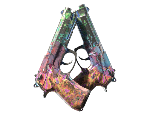Souvenir Dual Berettas | Sweet Little Angels (Battle-Scarred)