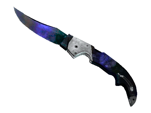 ★ StatTrak™ Falchion Knife | Doppler Sapphire (Minimal Wear)