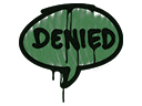 Sealed Graffiti | Denied (Jungle Green)