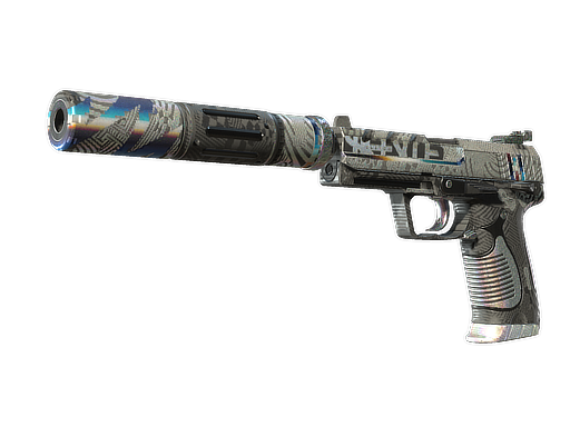 USP-S | Spiral Glitch (Well-Worn)