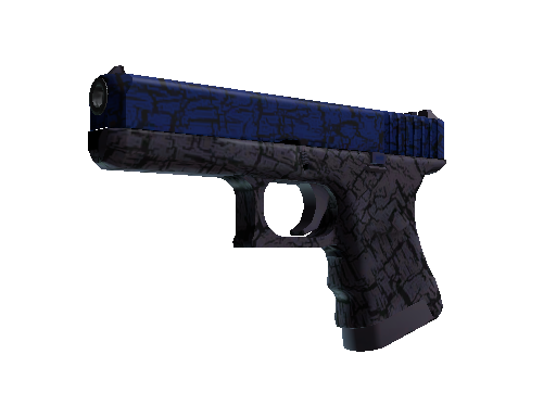 Glock-18 | Blue Fissure (Minimal Wear)